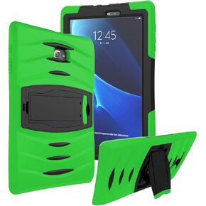 KIQ Armor Series for Samsung Galaxy Tab E 9.6 Case Thick Protective Kickstand Case for Samsung Galaxy Tab E Case SM-T560 2015 (SM-T560/T561/T565/T567) - Black