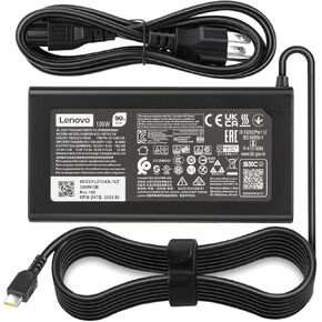 100W USB Laptop Charger Fit for Lenovo ThinkBook Plus G3 13x 14G5 14G6 14s 14p 16G4+16p Lenovo ThinkPad neo 14 P14s L15 T16 Yoga 7 Pro7 9 9i Slim 6i 7i Lenovo IdeaPad 5 Pro Slim 5-20V 5A AC Adapter