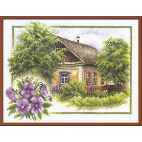 PANNA - Counted Cross Stitch Kit - Rural Summer - PS-0322-14 Count - Aida - 7.87 x 10.24 inch - DIY kit