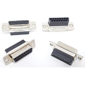 Pc Accessories - Connectors Pro DB15 Female D-Sub Crimp Type Connector, 10 Pcs PK No Pin