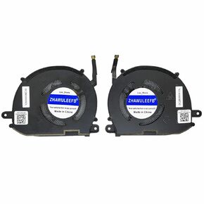 Replacement New Laptop CPU+GPU Cooling Fan for DELL XPS 13 XPS 9320 0XTRJG 0WRH5K DC28000W1DL ND55C98-21A05 DC28000W0DL ND55C97-21A04 EG50040S1-CQ40-S9A EG50040S1-CQ50-S9A DC5V 0.50A