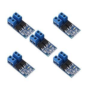 5PCS Trigger Switch Drive Module DC 5V-36V 400W for Dual High-Power MOSFET Trigger Switch Drive Module 0-20KHz PWM Adjustment Electronic Switch Board Motor Speed Control Lamp Brightness