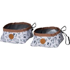 Sport Pet Travel Bowls - Soft Fabric 2pk in Kuwait