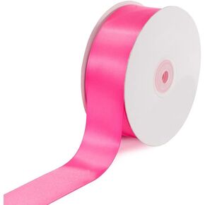 Creative Ideas PSF1102-175 Solid Satin Ribbon, 1-1/2"/50 yd, Hot Pink