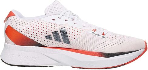 adidas Adizero Sl White/Black/Bright Red 1 10.5 D (M) in Saudi Arabia