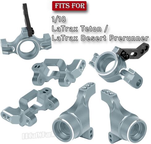 Aluminum Caster Block,Steering Blocks,Rear Stub Axle Carriers w/Bearings Upgrades Part for 1/18 LaTrax Teton/LaTrax Desert Prerunner,Navy Blue in Saudi Arabia