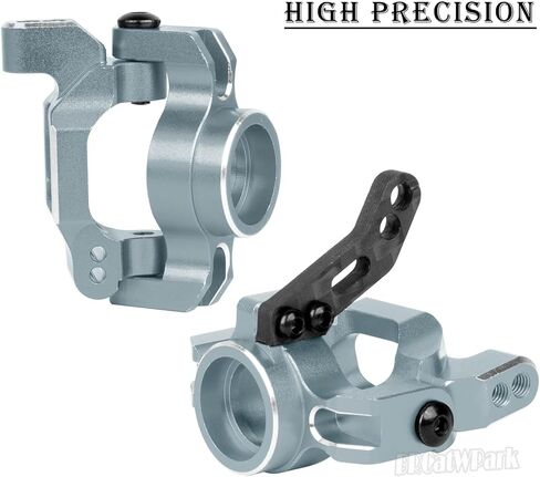 Aluminum Caster Block,Steering Blocks,Rear Stub Axle Carriers w/Bearings Upgrades Part for 1/18 LaTrax Teton/LaTrax Desert Prerunner,Navy Blue in Saudi Arabia