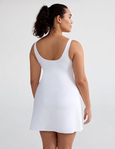 BEGOING Tennis Dress for Women Square Neck Workout Dress with Shorts and Removable Exercise Bra Golf 2 in1 Active Dresses in Saudi Arabia