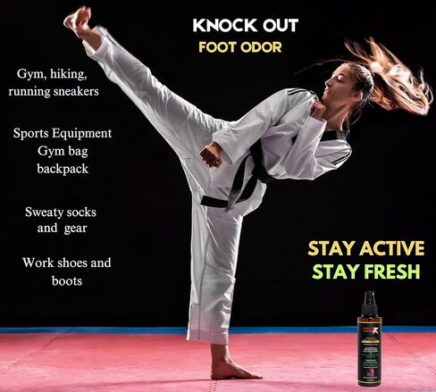 SMELL NINJA - for STUBBORN CAR ODORS, SMELLY SHOES AND SWEATY FEET. A Blend of Unique Herbs & Oils formulated to eliminate strong Odors. Natural Antiperspirant Fast Acting Deodorizer Odor Remover in Saudi Arabia