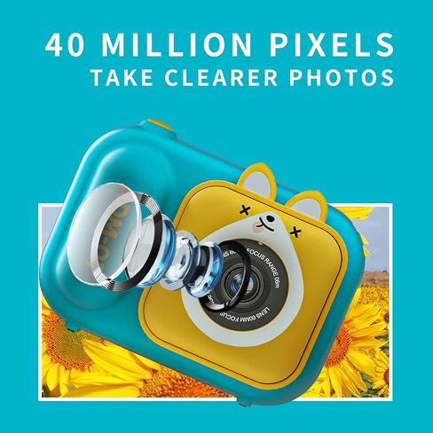 كاميرا للأطفال مع حامل ثلاثي القوائم، هدايا عيد الميلاد للفتيات من سن 3 إلى 9 سنوات، هدايا لطيفة محمولة للفتيات الصغيرات ألعاب كاميرا للأطفال من سن 3 إلى 12 عامًا، كاميرا سيلفي للأطفال in Kuwait
