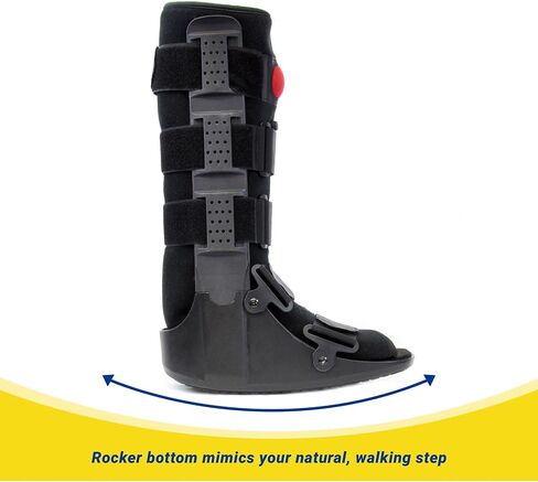 Brace Direct Air CAM Walker Fracture Boot Tall- Full Medical Recovery, Protection and Healing Walking Boot - Toe, Foot or Ankle Injuries, Fractures and Sprains DOCTOR RECOMMENDED BOOT in Saudi Arabia