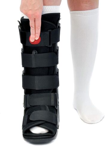 Brace Direct Air CAM Walker Fracture Boot Tall- Full Medical Recovery, Protection and Healing Walking Boot - Toe, Foot or Ankle Injuries, Fractures and Sprains DOCTOR RECOMMENDED BOOT in Saudi Arabia