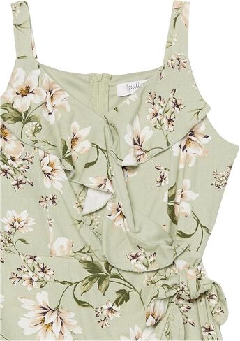 Speechless Girls' Sleeveless Fit and Flare Ruffled Dress in Saudi Arabia