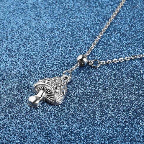 Funny Mushroom Quote Necklace Mushroom Lover Gift Toadstool Mushroom Jewelry Fungus Necklace in Saudi Arabia