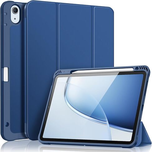 حافظة Fintie SlimShell لجهاز iPad Air 13 بوصة (M2) 2024 - [حامل قلم رصاص مدمج] غطاء خلفي واقٍ ناعم من مادة TPU مع تنبيه/غفو تلقائي، كتاب التركيب in Saudi Arabia