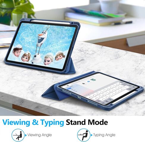 حافظة Fintie SlimShell لجهاز iPad Air 13 بوصة (M2) 2024 - [حامل قلم رصاص مدمج] غطاء خلفي واقٍ ناعم من مادة TPU مع تنبيه/غفو تلقائي، كتاب التركيب in Saudi Arabia