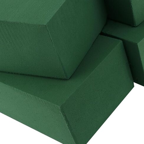 jeuihau 8 قطع كتل رغوة الأزهار، الطوب رغوة الزهور الرطبة، مستطيل كتل رغوة الزهور الخضراء الطوب رغوة زهرة لمشاريع الحرف اليدوية ترتيب الزهور الاصطناعية والطازجة، 8.9 × 4.1 × 2.8 بوصة in Kuwait