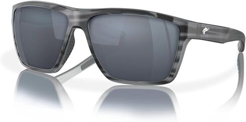 Fin-Nor Grey Rectangular Sunglasses, One Size in Saudi Arabia
