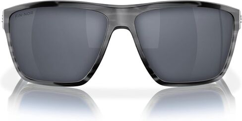Fin-Nor Grey Rectangular Sunglasses, One Size in Saudi Arabia