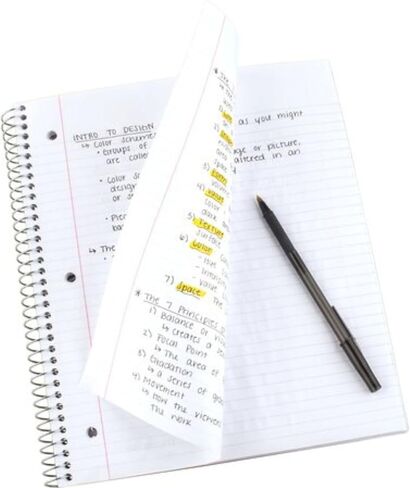Five Star Wirebound Notebook, 1-Subject, 100 College-Ruled Sheets, 11 x 8.5 Inch Sheet Size, Teal (72051) in Saudi Arabia