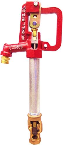 Merrill MFG CNL7501 No Lead Frost Proof CNL-1000 Series Yard Hydrant, 3/4" Pipe Connection, 1" Galvanized Pipe, 1' Bury Depth, 44.5" Total Length, 44.5" in Saudi Arabia