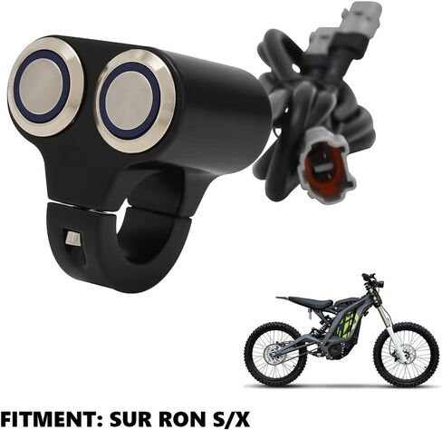 JFG RACING دراجة كهربائية المقود مفتاح الإضاءة مقاوم للماء الألومنيوم للدراجات النارية Sur Ron S Surron X الكهربائية in Saudi Arabia