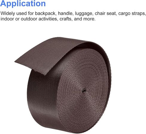 MECCANIXITY Flat Nylon Webbing Strap 1.5 Inch 10 Yards Dark Green for Backpack, Cargo Strap, Luggage-Rack in Saudi Arabia