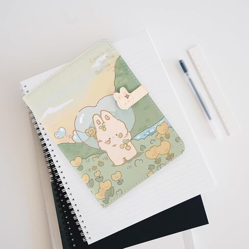 Cute Cartoon PU Leather Notebook Kawaii Journal Notebook Japanese Sketchbook A5 Diary Notepad Travel Notebook in Kuwait