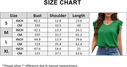 Angashion Women Casual Dressy Tops - 2024 Summer Cap Sleeve Shirts Trendy V Neck Work Tunic Blouses in Saudi Arabia