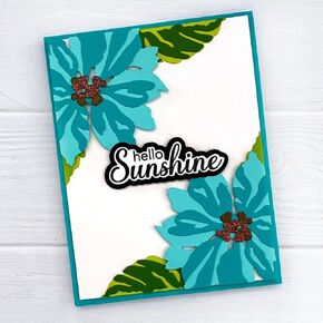 Flower Leaves Background Embossing Cutting Dies Stencil, Card Making and Scrapbooking Dies, Birthday Thanksgiving Christmas Valentine's Day Die Cuts