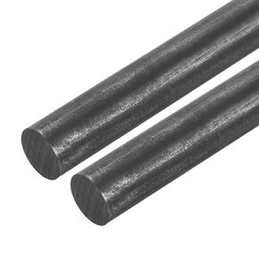 MECCANIXITY Graphite Rod, Graphite Stirring Rod Cylinder Stick Carbon Rod 305x19mm Black for Electrode, Melting Casting, Crucibles, Pack of 2
