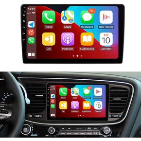 for Kia Optima K5 Radio 2014 2015 Car Stereo 9" IPS Touchscreen Carplay GPS Navigation Android Auto BT with Free Backup Camera FM SCW 4GB RAM+64GB ROM