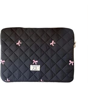 حافظة لجهاز iPad Pro 11 Air 4 10.2 Tab مقاس 9-11 بوصة حقيبة واقية لطيفة بعقدة على شكل فيونكة مبطنة منتفخة حقيبة كمبيوتر محمول in Kuwait