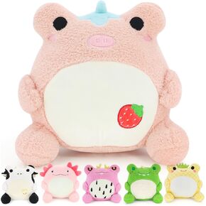 Super Soft Cute Kawaii Collectible Stuffed Animal Plush Toy (Dragon Fruit)