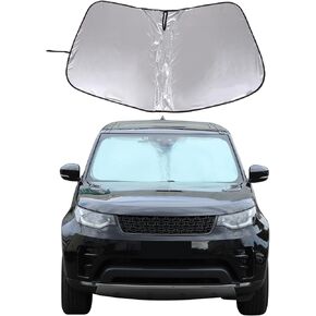 Windshield Sunshade Fit for Land Rover Discovery 5 LR5 2017-2024, Folding Car Sun Shade for Front Window, Auto Sun Protection Visors Blocks UV Rays and Keeps Vehicle Cool (for Discovery 5 LR5)