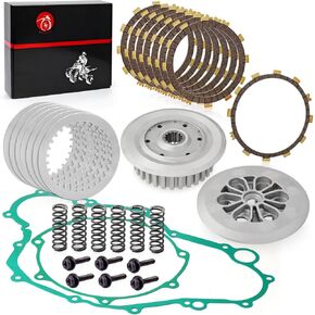 Clutch Kit & Center Inner Hub & Outer Pressure Plate For Yamaha YFZ450 2006 2007 2008 2009 2012 2013 5TG-16351-00-00 5TA-16371-20-00