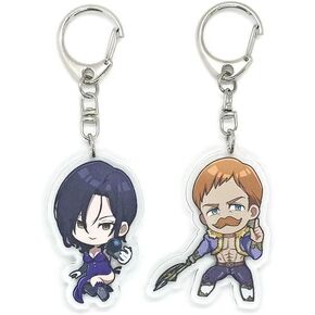 Inc. - Set of 2 The Seven Deadly Sins Acrylic Keychain Merlin, Escanor v5