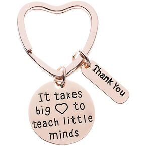 Infinity Collection Teacher Keychain, Inon Tarnished Teacher Jewelry -Teacher Appreciation Gift