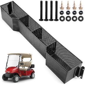 Roykaw Golf Cart Front Inner Basket Dash Storage/Tray Organizer for EZGO TXT - One Piece Solid Design