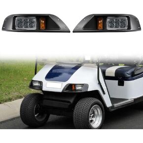 Golf Cart Led Headlight Compatible with TXT Headlights Kit, Golf Cart Led Headlight Compatible with EZGO TXT 1996-2013 Gas and Electric