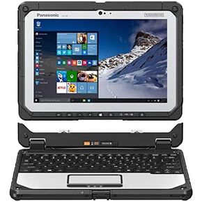 Panasonic Toughbook CF-20 MK2, Intel Core m5-7Y57, 10.1" Multi-Touch + DIGITIZER, 8GB 256GB SSD, Wi-Fi Bluetooth, Tablet & Keyboard, 4G LTE, 2D Barcode Reader, Bridge Battery, Windows 10 Pro (Renewed)