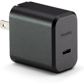 mophie GaN 100W USB C Charger Block - 3-Port Fast Charger for MacBook, iPad, iPhone, Samsung Galaxy, Google Pixel, Laptops - with 1.5m/5ft USB-C Cable, Dual USB-C PD Ports, USB-A Port, Black