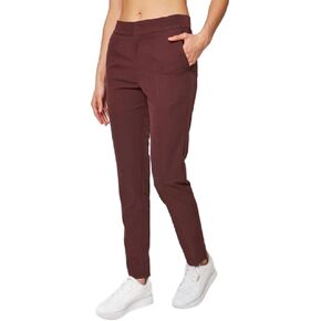 Mondetta Womens Lined Tailored Pant High-Rise Comfort Stretch