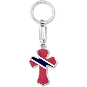 flagsandsouvenirs Trinidad & Tobago Map Keychain