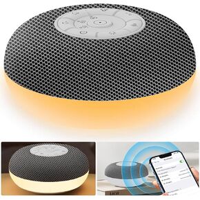 White Noise Machine，Portable Sleep Sound Machine，3 in 1 Bluetooth Sound Machine Night Light White Noise Machine with 39 Soothing Natural Sounds，Sleep Sound Timer for Baby Kids Adults