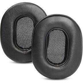 Upgraded Sheepskin Ear Pads Cups Cushions Replacement Compatible with Sennheiser HD 4.40 HD 4.50 HD 4.40BT HD 4.50 SE HD 4.50BTNC Headphones (Black Sheepskin Leather)