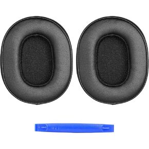 Aurivor Replacement Ear Pads Cushions for Skullcandy Crusher Wireless/ANC/Evo/360, Hesh 3/ANC/Evo, Venue Noise Cancelling Over-Ear Headphones (Black)