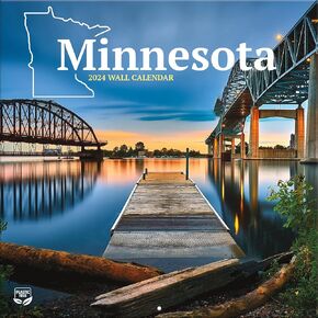 Turner Photographic Minnesota 12X12 Photo Wall Calendar (24998940101)