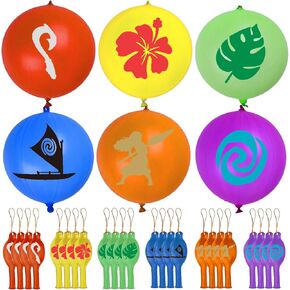 24 قطعة من بالونات موانا المثقوبة لحفلات أعياد الميلاد من موانا، بالونات ترتد لمستلزمات حفلات أعياد الميلاد من موانا in Kuwait