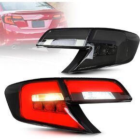 VLAND LED Red Tail Lights Compatible For [ Toyota Camry 2012 2013 2014 ] With LED Running & Brake Lights, Turn Signal & Reverse Lights (No included the bulbs, Use your Factory halogen)